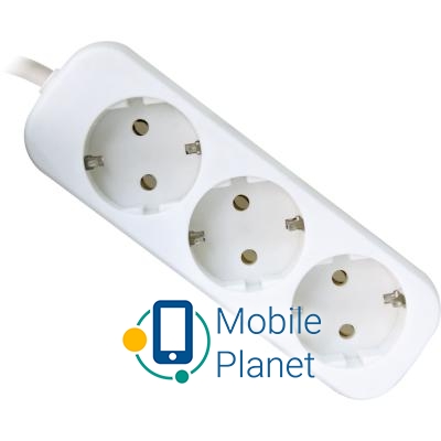 Мережевий фільтр Defender E318 1.8 m 3 роз white (99221) (UA)