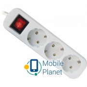 Defender S318 1.8 m 3 роз switch white (99233) (UA)