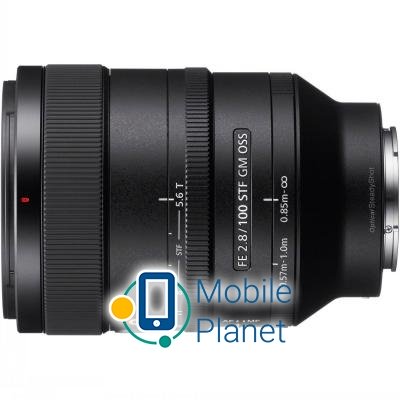 Об'єктив SONY 100mm, f / 2.8 STF GM OSS для камер NEX FF (SEL100F28GM.SYX) (UA)