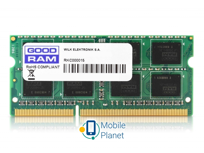 Оперативна пам'ять GOODRAM 4GB 1600MHz CL11 SR (GR1600S364L11S/4G) EU