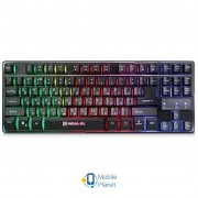 REAL-EL 8710 Gaming TKL Backlit, black (UA)