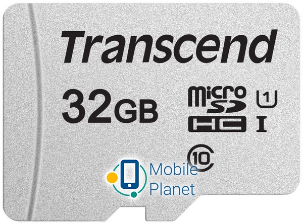 Карта пам'яті Transcend microSDHC 300S 32GB UHS-I U1 No Adapter (TS32GUSD300S) (UA)