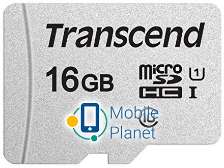 Карта пам'яті Transcend microSDHC 300S 16GB UHS-I U1 No Adapter (TS16GUSD300S) (UA)