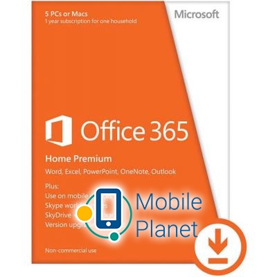 Офісний додаток Microsoft Office 365 Home 32/64 AllLngSub PKLic 1YR Online CEE C2R NR (6GQ-00084) (UA)