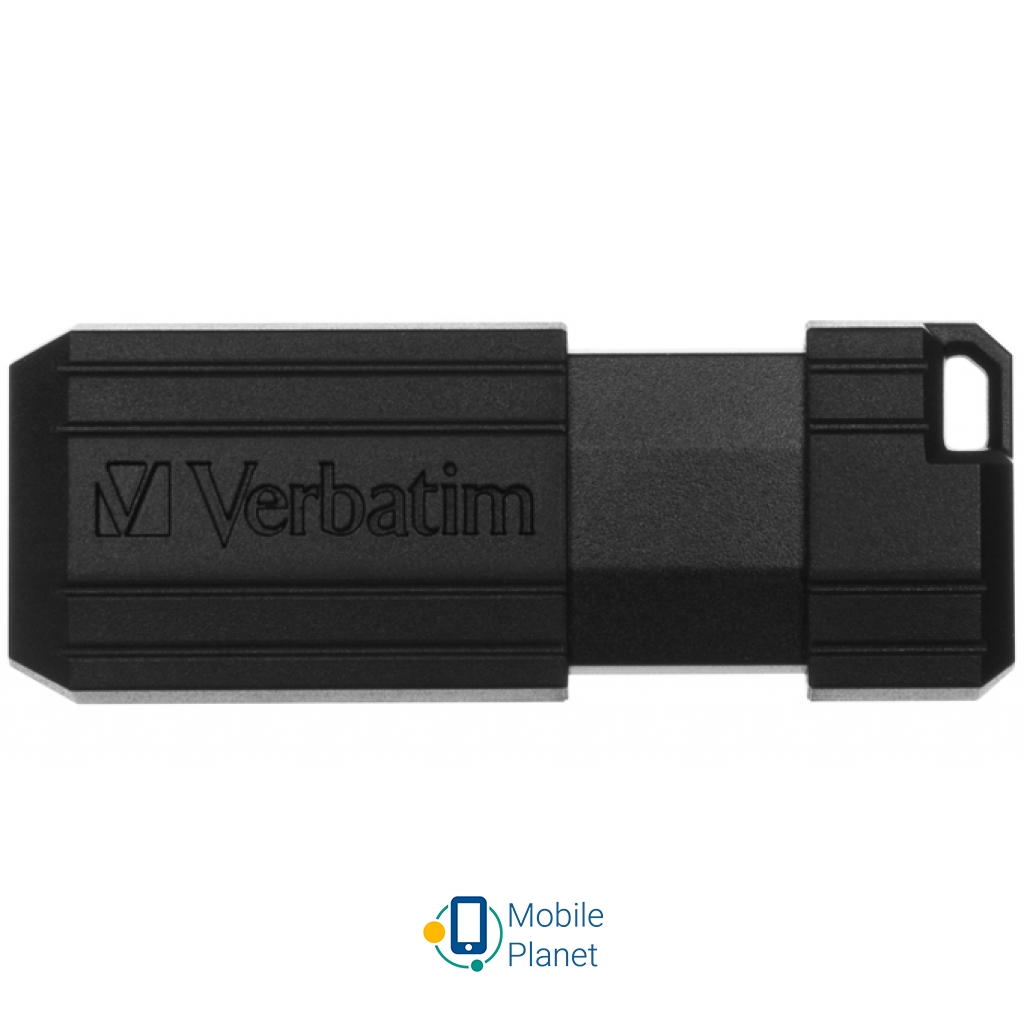 Флеш память Verbatim 64GB Store 'n' Go PinStripe Black USB 2.0 (49065) (UA)
