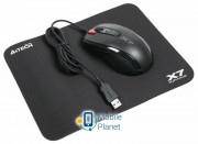 A4Tech X-710BK Black USB + килимок A4Tech X7-200MP