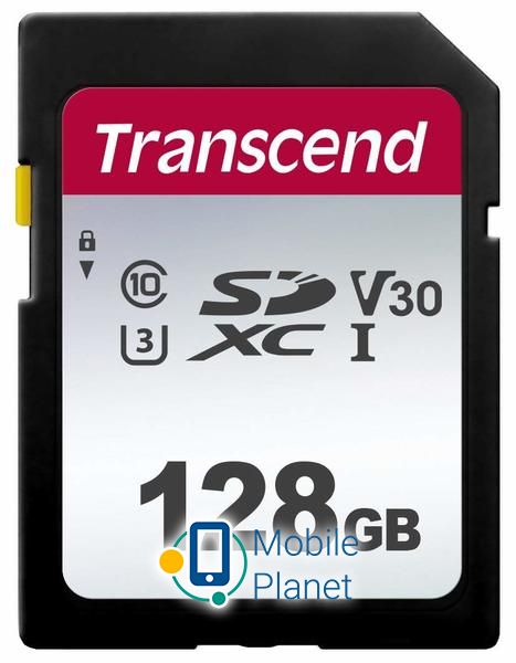 Карта пам'яті Transcend SDXC 128GB UHS-I U3 300S (TS128GSDC300S) (UA)