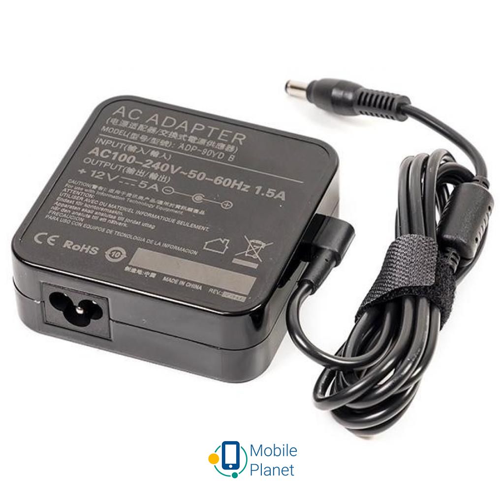 Блок живлення до ноутбуку PowerPlant 60W Універсальний, 12V, 5A (5.5 * 2.1) (WMKD00MS0042) (UA)