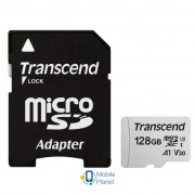 Transcend 128GB microSDXC class 10 UHS-I U3 (TS128GUSD300S-A) (UA)