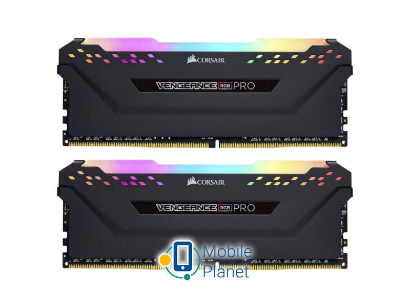 Оперативная память Corsair 16GB 3200MHz Vengeance RGB PRO CL16 (2x8GB) (CMW16GX4M2C3200C16) EU