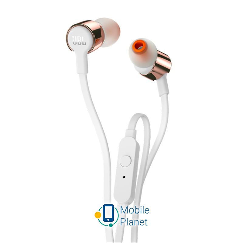 Гарнітура JBL T210 Rose Gold (JBLT210RGD)