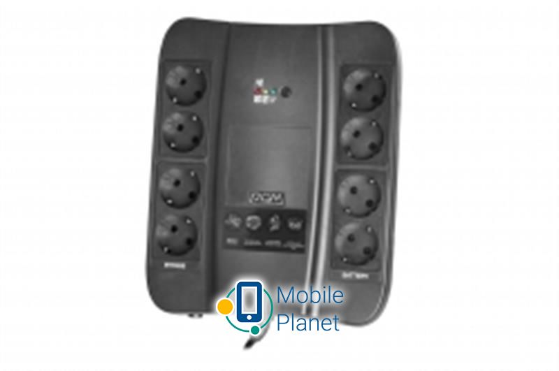 Джерело безперебійного живлення Powercom SPD-650N, 8 x євро (00210200) (UA)