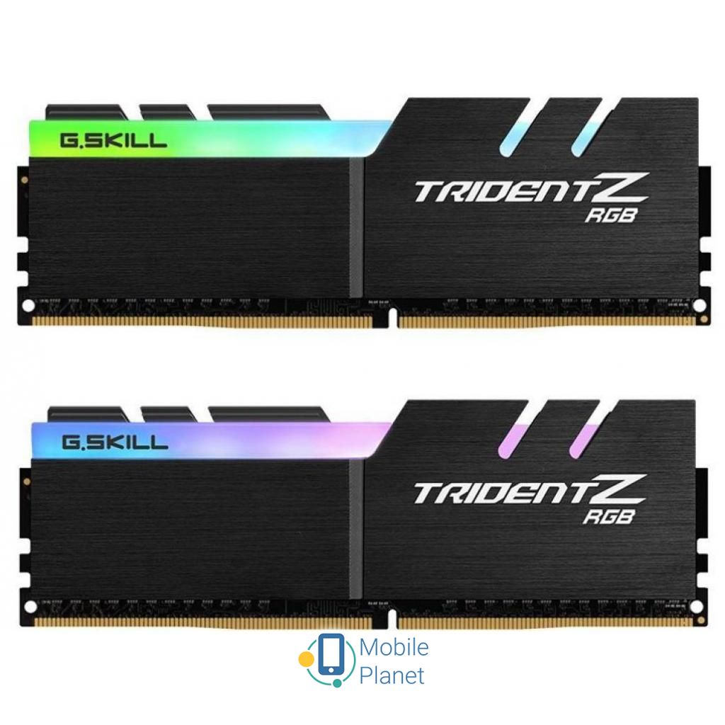 Оперативна пам'ять DDR4 32GB (2x16GB) 3200 MHz TridentZ RGB Black G.Skill (F4-3200C16D-32GTZR) (UA)