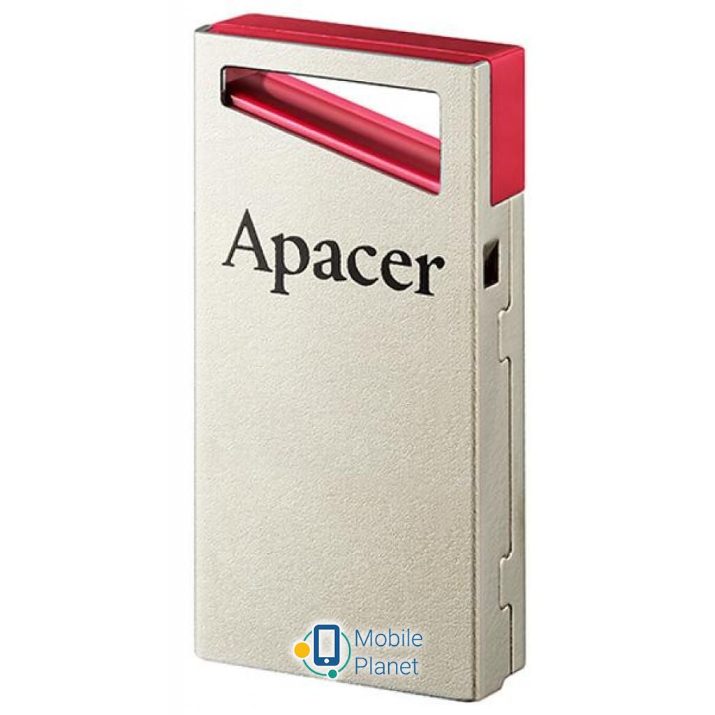 Флеш пам `ять Apacer 64GB AH112 Red USB 2.0 (AP64GAH112R-1) (UA)