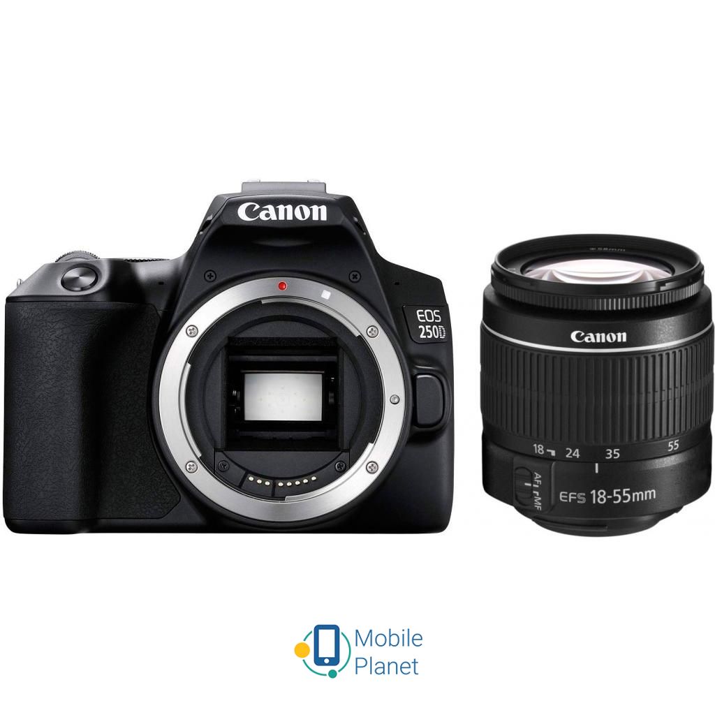 Фотоаппарат Canon EOS 250D 18-55 DC III Black kit (3454C009) (UA)