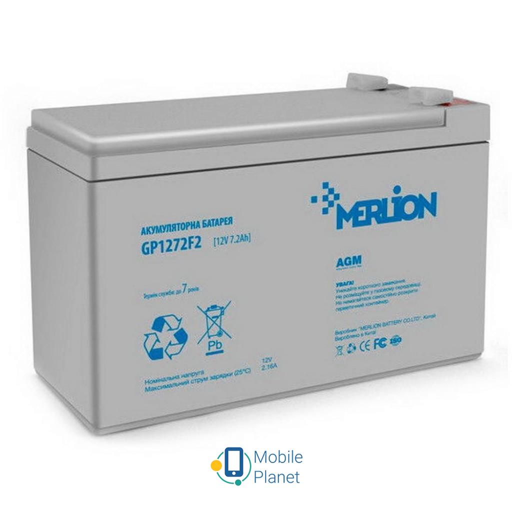 Аккумуляторная батарея Merlion 12V-7Ah GEL (GL1270F2 GEL) (UA)
