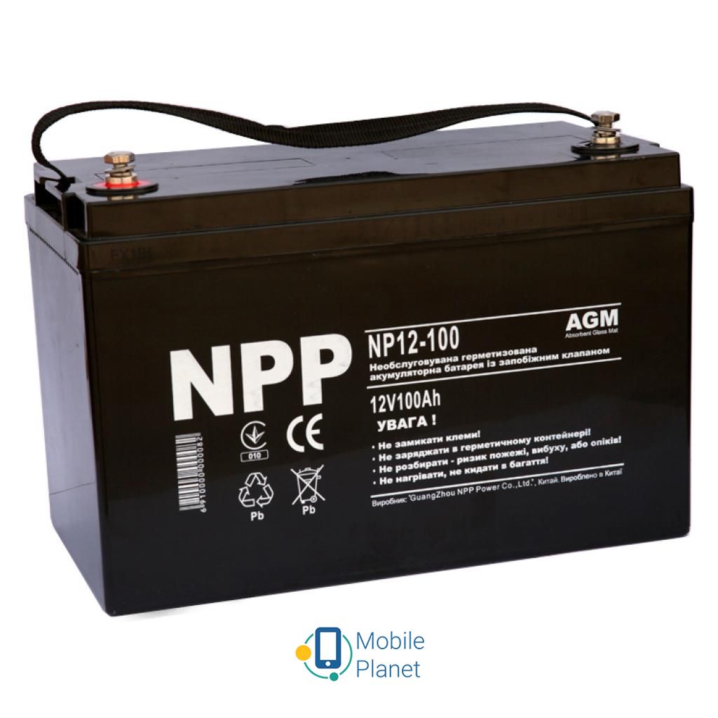 Аккумуляторная батарея NPP 12В 100 Ач (NP12-100) (UA)