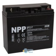 NPP 12В 17 Ач (NP12-17) (UA)
