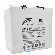 Ritar AGM RA12-55, 12V-55Ah (RA12-55) (UA)