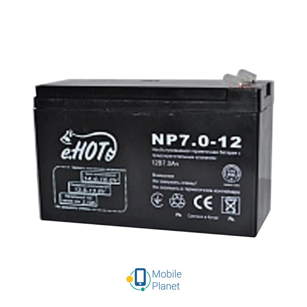 Акумуляторна батарея Enot 12В 7 Ач (NP7.0-12) (UA)