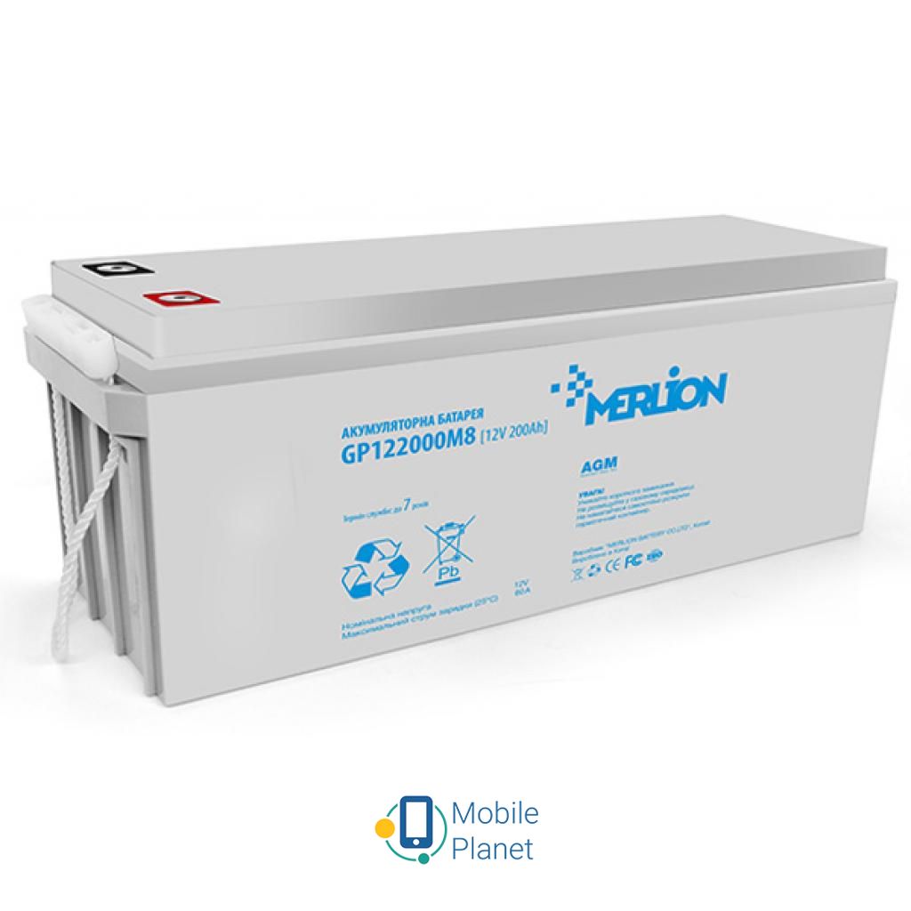 Акумуляторна батарея Merlion MERLION AGM GP122000M8 12 V-200 Ah (GP122000M8) (UA)
