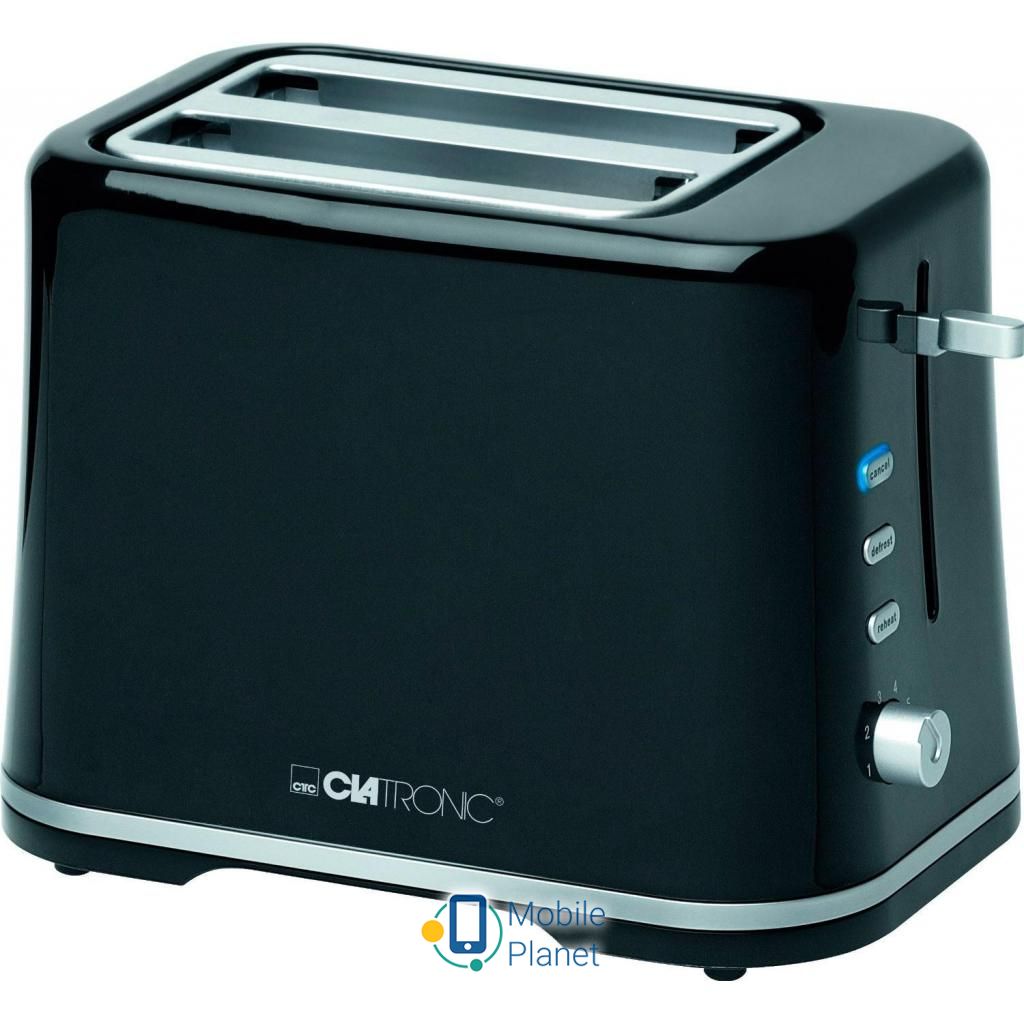 Тостер CLATRONIC TA 3554 black-silver (UA)