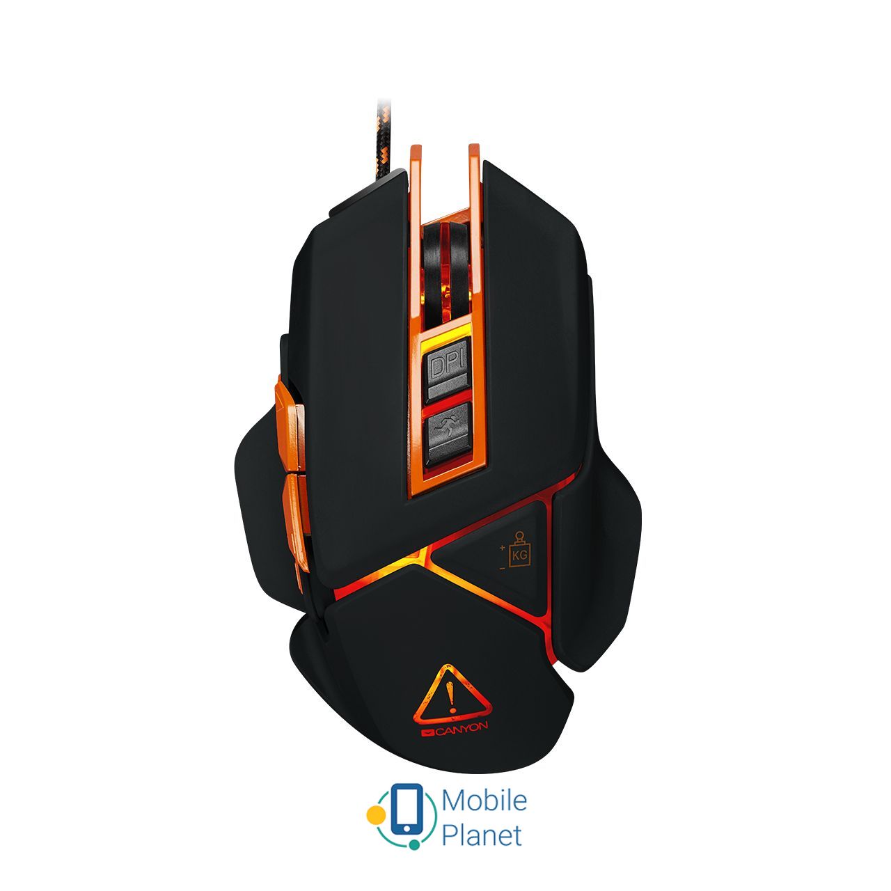 Мышь Canyon Hazard CND-SGM6N Black/Orange USB (UA)