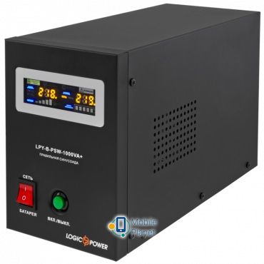 Джерело безперебійного живлення LogicPower LPY-B-PSW-1000VA + (700Вт) 10A / 20A (LP4151) (UA)