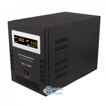 Джерело безперебійного живлення LogicPower LPY-B-PSW-6000VA + (4200Вт) 10A / 20A (LP6615)