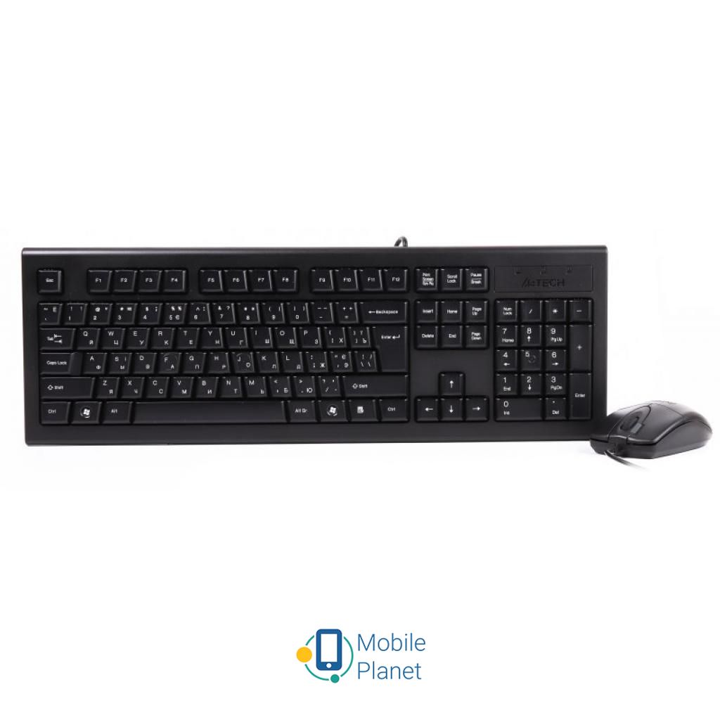 Комплект A4tech KRS-8520 USB Black (UA)
