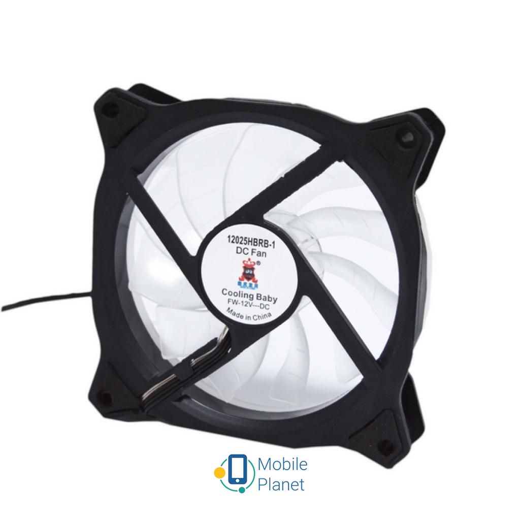 Кулер для корпуса Cooling Baby RAINBOW 1 (12025HBRB-1) (UA)