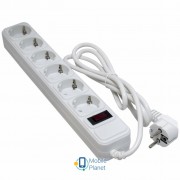 PATRON 5m (SP-1065W), 6 розеток White (EXT-PN-SP-1065W) (UA)