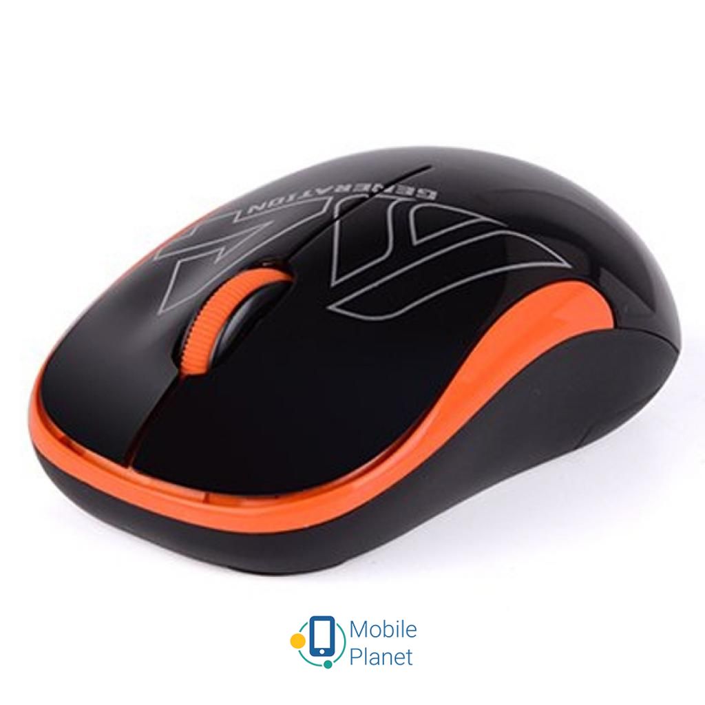 Миша A4tech G3-300N Black+Orange