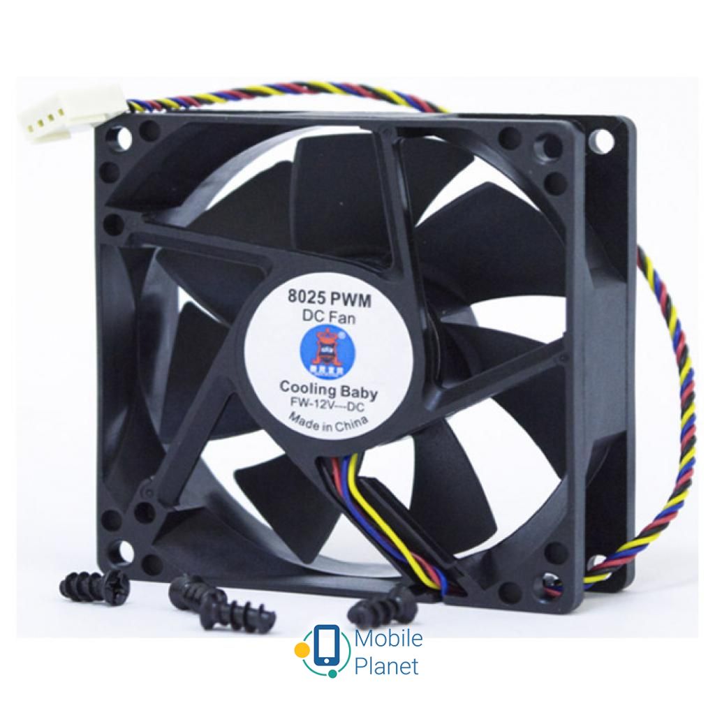 Кулер для корпуса Cooling Baby 8025 PWM (UA)