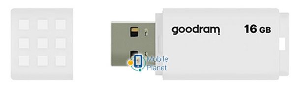 Флеш пам `ять Goodram UME2 16 GB (UME2-0160W0R11) White