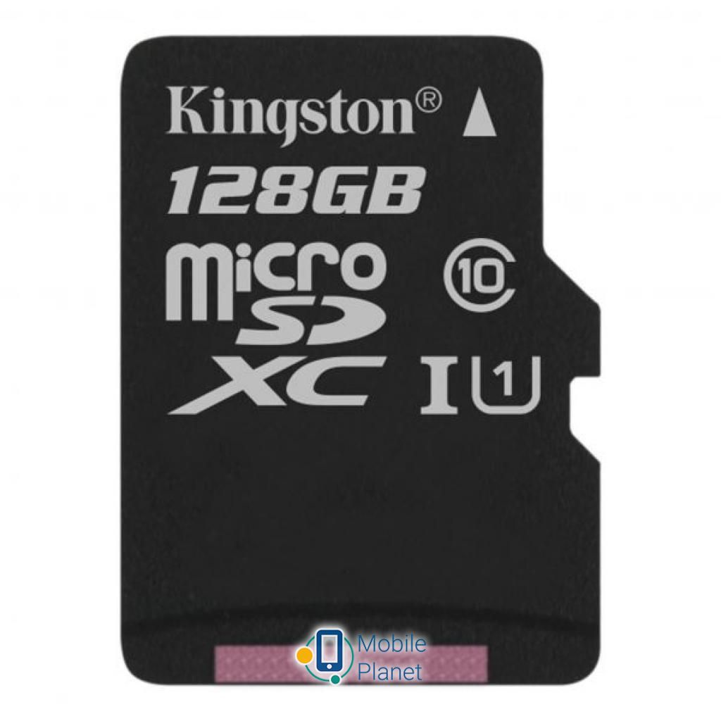 Карта пам'яті Kingston 128GB microSDXC Class 10 Canvas Select Plus 100R A1 (SDCS2/128GBSP)