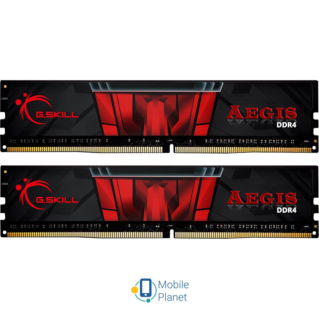 Оперативна пам'ять G.SKILL Aegis DDR4 3200MHz 16GB Kit 2x8GB (F4-3200C16D-16GIS) (UA)