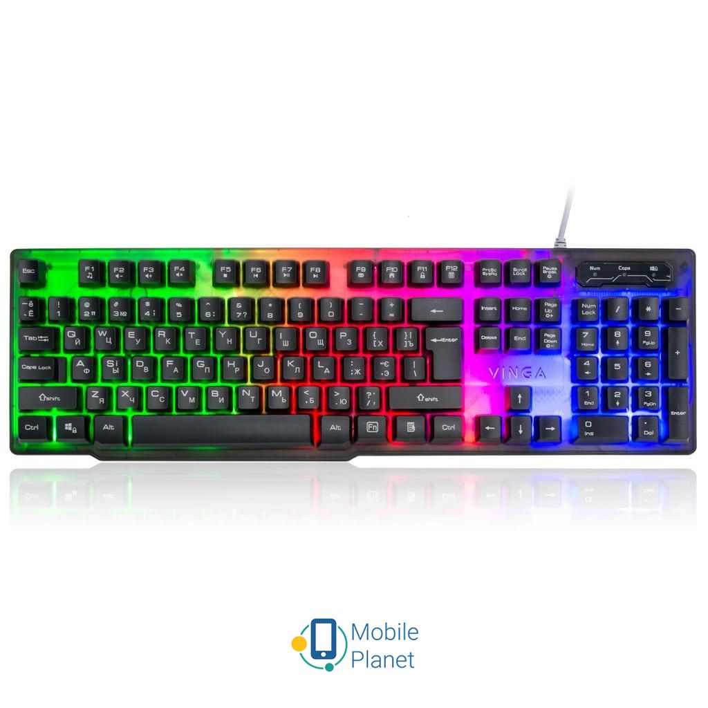 Клавіатура Vinga KB414 black