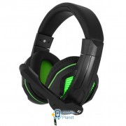 Навушники GEMIX N2 LED Black-Green Gaming (UA)