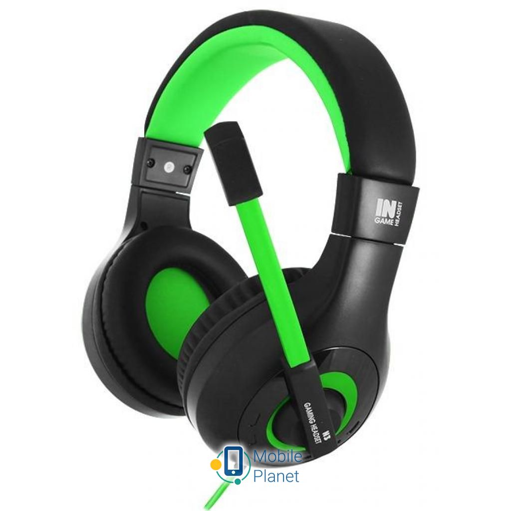 Навушники GEMIX N3 Black-Green Gaming (UA)