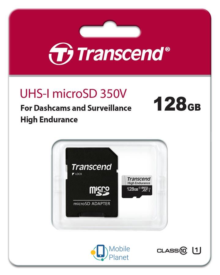 Карта пам'яті Transcend TS128GUSD350V (UA)