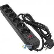 PATRON 1.8 m3 * 1.5mm2 (SP-1662) 6 розеток BLACK (EXT-PN-SP-1662) (UA)