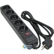 PATRON 1.8 m3*1mm2 (SP-1052) 5 розеток BLACK (EXT-PN-SP-1052) (UA)