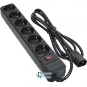 PATRON 2 m3 * 1mm2 (SP-1065U) 6 розеток BLACK (EXT-PN-SP-1065U) (UA)