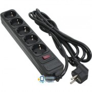 PATRON 3.0 m3*1mm2 (SP-1053) 5 розеток BLACK (EXT-PN-SP-1053) (UA)