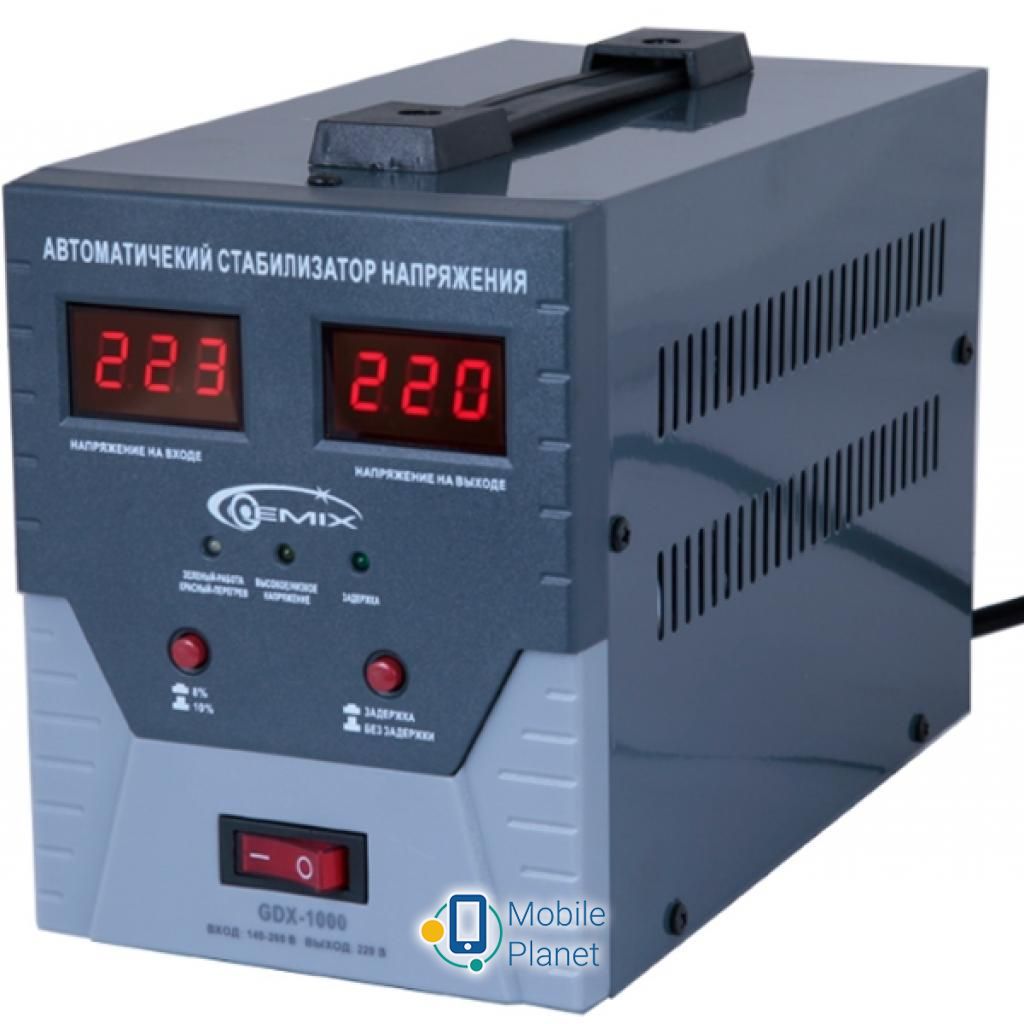 Стабілізатор напруги GEMIX GDX-1000 (UA)