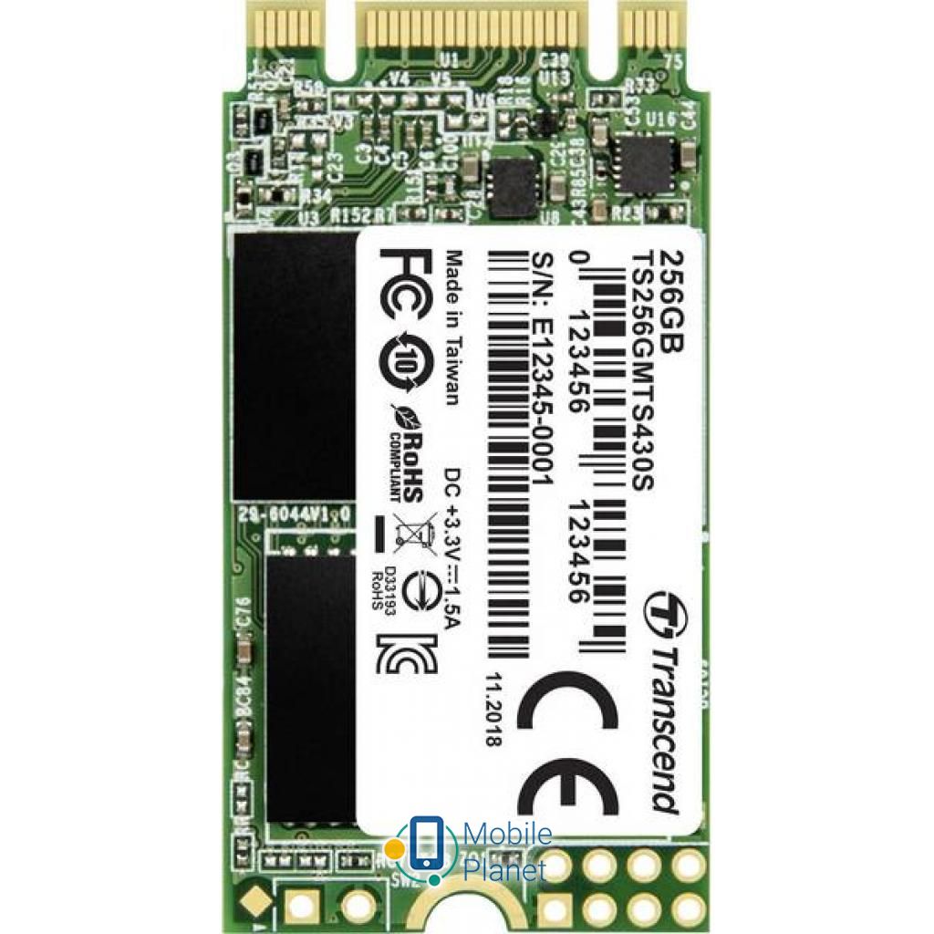 SSD диск M.2 2242 256GB Transcend (TS256GMTS430S) (UA)