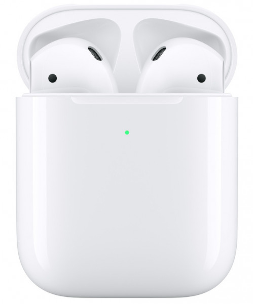 Безпровідна гарнітура Apple AirPods 2nd Gen with Wireless Charging Case (MRXJ2) (2019)
