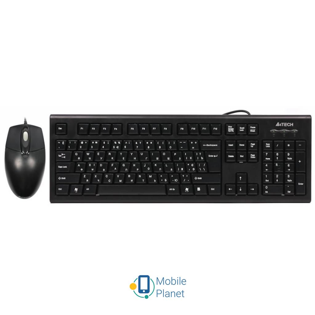 Комплект A4tech KRS-8572 USB Black