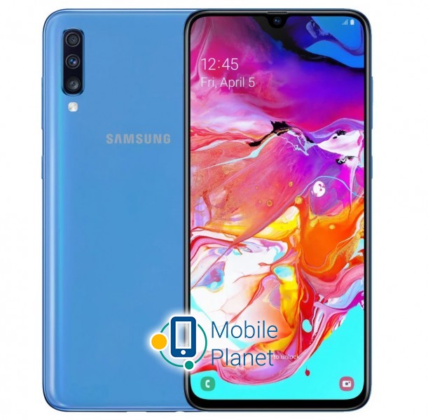 Мобільний телефон Samsung Galaxy A70 2019 Duos 6/128Gb Blue (SM-A705F)